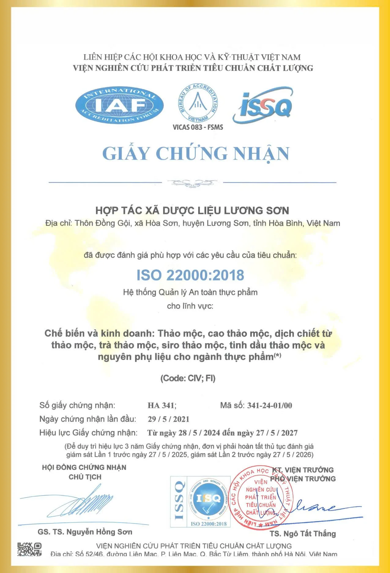Giấy chứng nhận