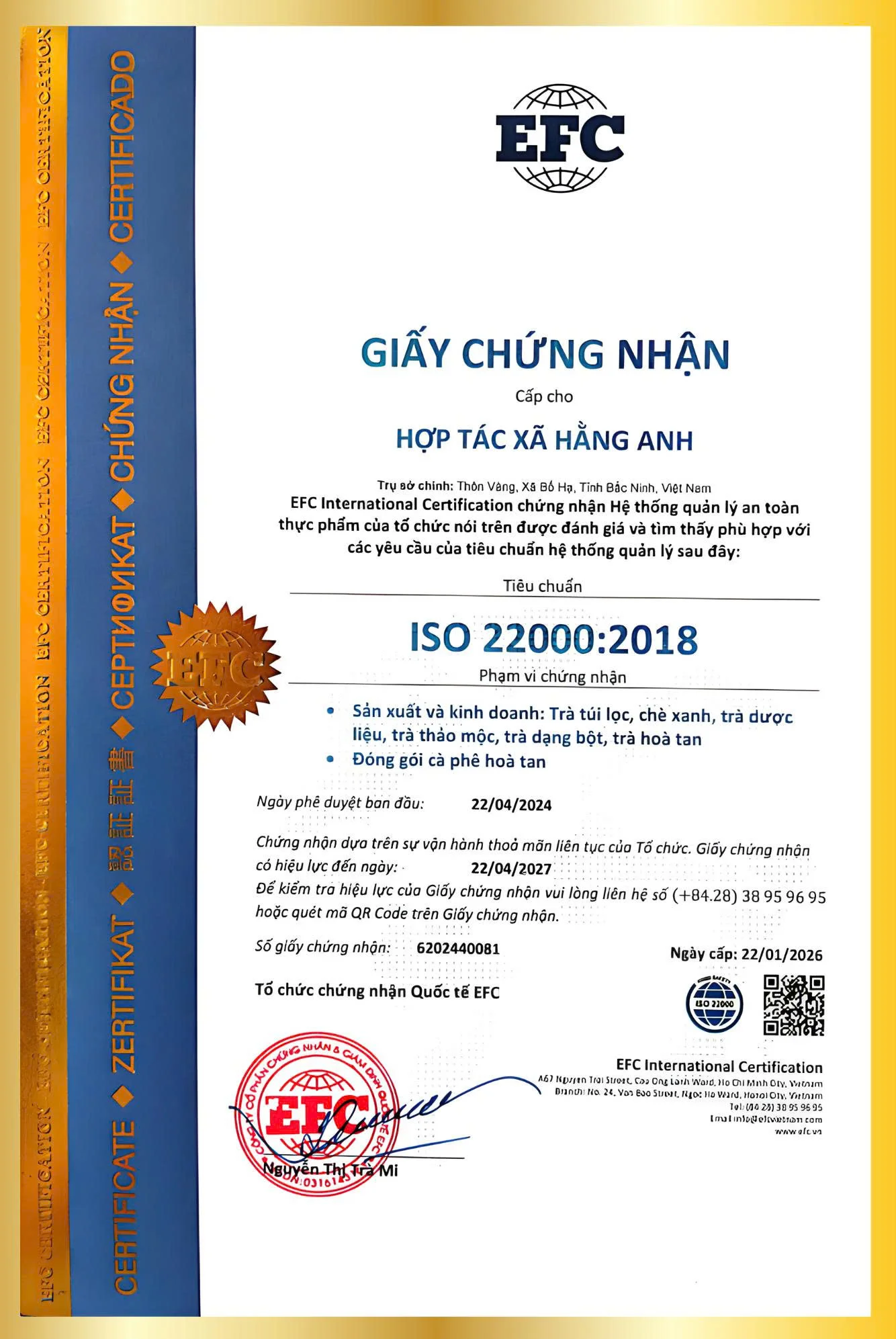 Giấy chứng nhận